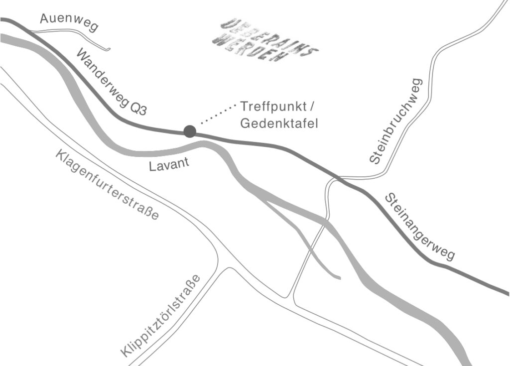 Lageplan Gedenktafel